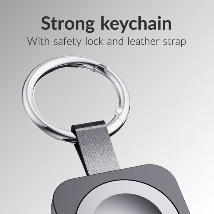 Mobilize Mobilize Sleutelhanger Powerbank voor Apple Watch 1000mAh 3W Zwart