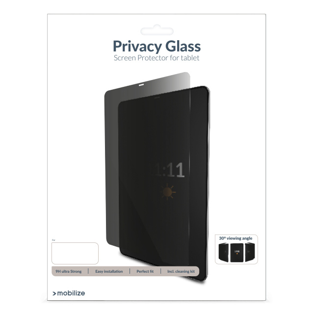 Mobilize Mobilize Privacy Glass Screen Protector voor Apple iPhone 18 Pro Max - Black Frame