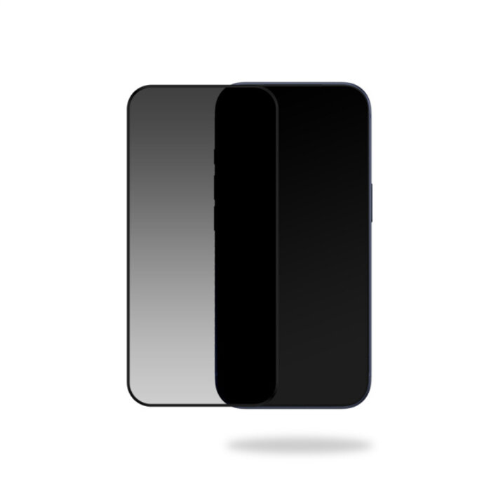 Mobilize Mobilize Privacy Glass Screen Protector voor Apple iPhone 18 Pro - Zwart Frame