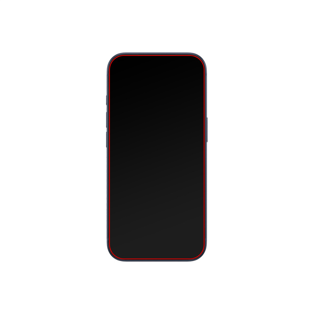 Mobilize Mobilize Privacy Glass Screen Protector voor Apple iPhone 18 Pro - Zwart Frame
