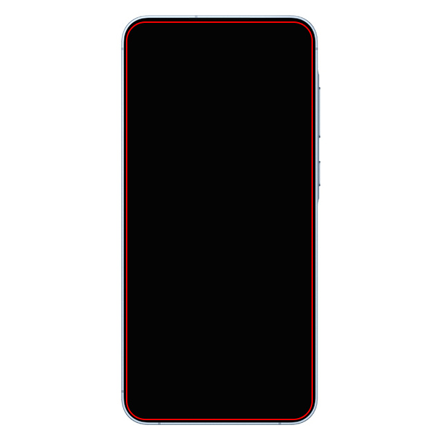 Mobilize Mobilize Glass Screen Protector - Black Frame - Samsung Galaxy S26 FE 5G