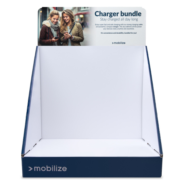 Mobilize Mobilize POS Balie Display inclusief Topkaart - Charger