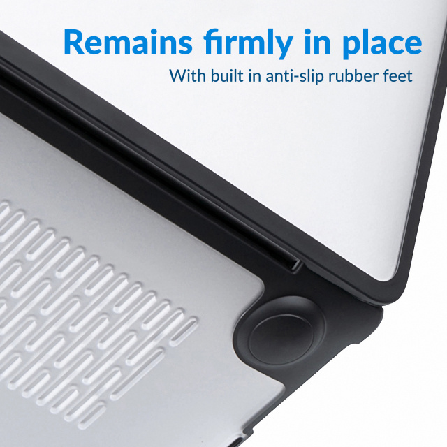 Mobilize Mobilize Protection Cover Apple MacBook Air 13 (2018-2020) Transparent Black