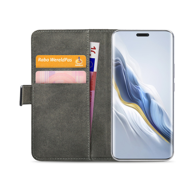 Mobilize Mobilize Classic Gelly Wallet Book Case Honor Magic6 Pro Black