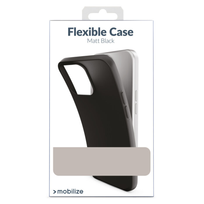 Mobilize Mobilize Rubber Gelly Case voor OPPO A80 5G - Matt Black