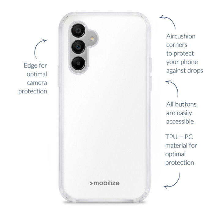 Mobilize Mobilize Naked Protection Case Samsung Galaxy A16 4G/5G - Transparant