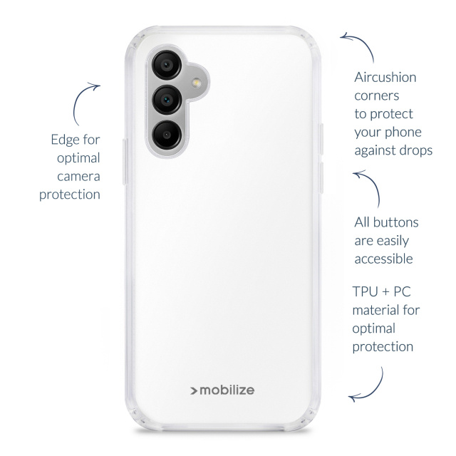 Mobilize Mobilize Naked Protection Case Samsung Galaxy A16 4G/5G - Transparant