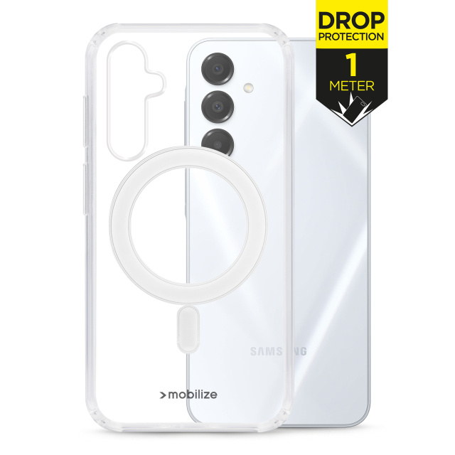 Mobilize Mobilize MagSafe Naked Case voor Samsung Galaxy A16 4G/5G - Transparant