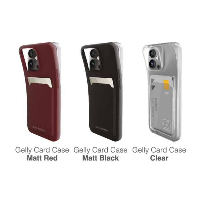 Mobilize Mobilize Rubber Gelly Card Case Samsung Galaxy A16 4G/5G - Matt Black