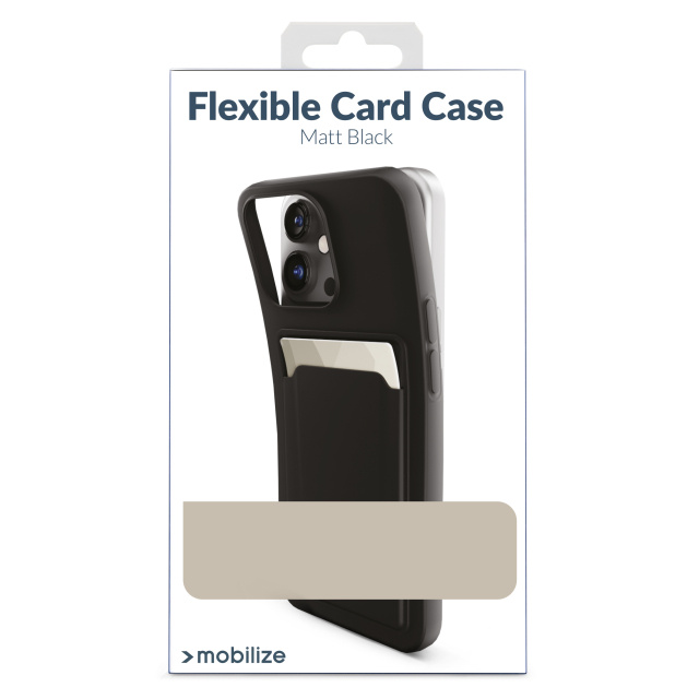 Mobilize Mobilize Rubber Gelly Card Case Samsung Galaxy A16 4G/5G - Matt Black