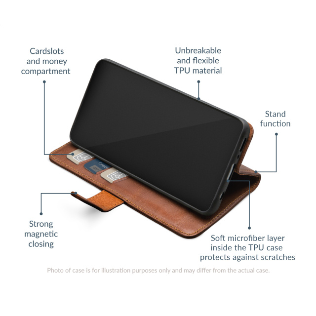 Mobilize Mobilize Leather Wallet Samsung Galaxy A16 4G/5G Case - Bruin