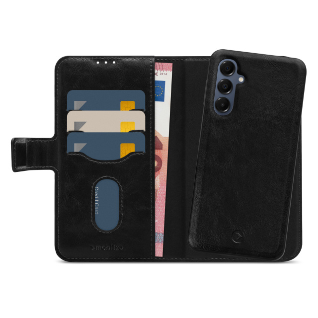 Mobilize Mobilize 2in1 Magnet Gelly Wallet Case Samsung Galaxy A16 4G/5G - Zwart