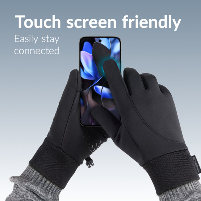 Mobilize Mobilize Smart Winter Gloves Touchscreen Handschoenen (Maat M) - Zwart