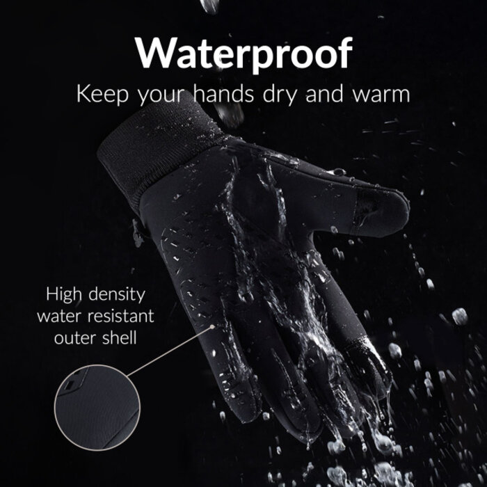 Mobilize Mobilize Smart Winter Gloves Touchscreen Handschoenen (Maat M) - Zwart