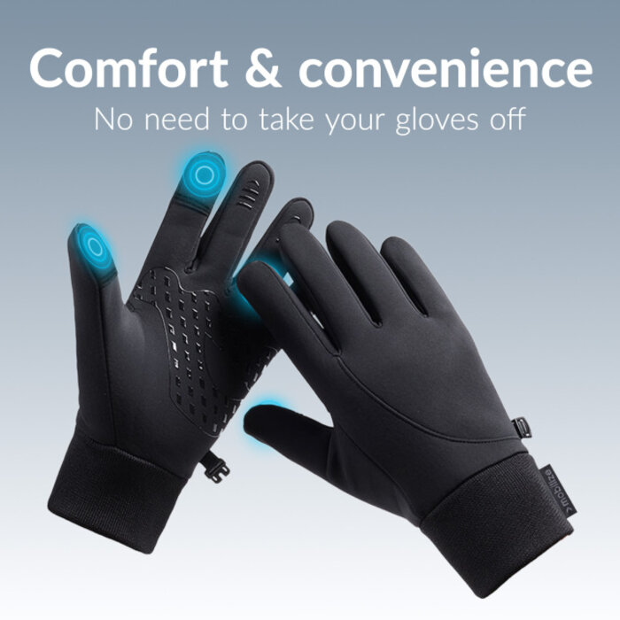 Mobilize Mobilize Smart Winter Gloves Touchscreen Handschoenen (Maat M) - Zwart
