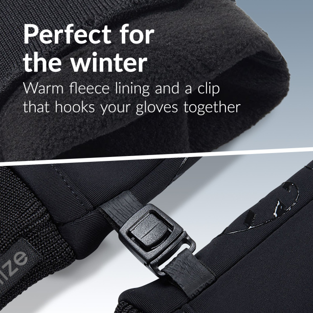 Mobilize Mobilize Smart Winter Gloves Touchscreen Handschoenen (Maat M) - Zwart