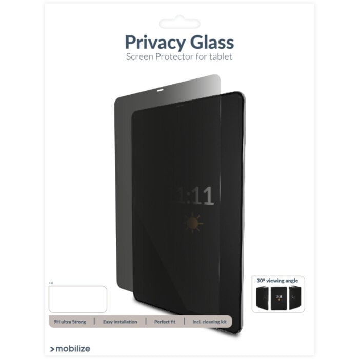Mobilize Mobilize Privacy Glass Screen Protector voor Apple iPad Pro 13 (2024/2025)