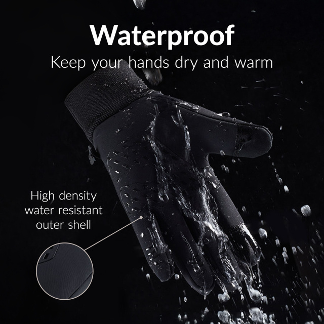 Mobilize Mobilize Smart Winter Gloves Touchscreen Handschoenen (XL) - Zwart