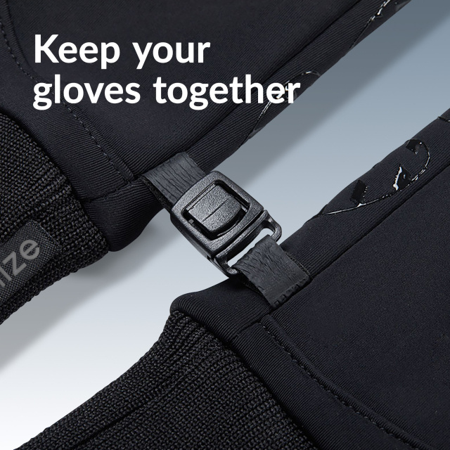 Mobilize Mobilize Smart Sports Gloves - Touchscreen Sporthandschoenen - Maat M - Zwart