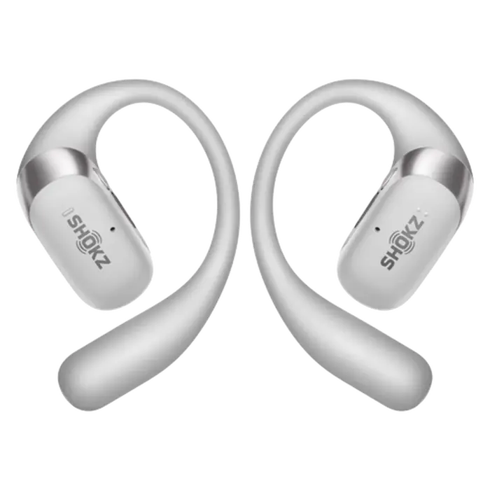 Shokz Shokz OpenFit 2+ Zilver - Draadloze Open-Ear Headset