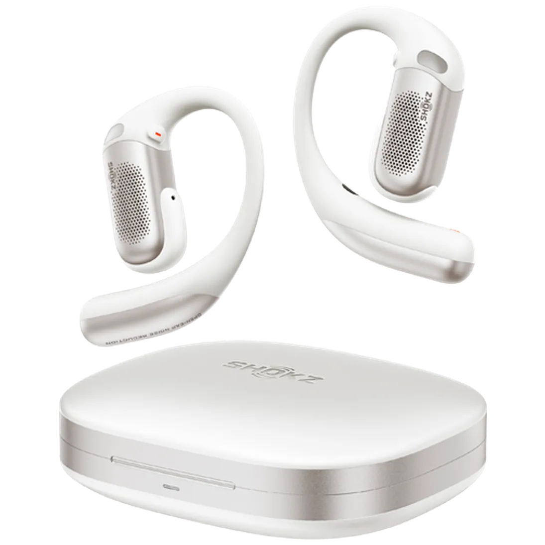 Shokz Shokz OpenFit Pro Wit - Draadloze Open-Ear Headset (Bluetooth 6.1, IP55)