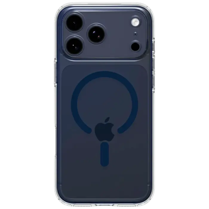 Spigen Spigen Ultra Hybrid MagFit Hoesje Apple iPhone 17 Pro Max Transparant/Blauw