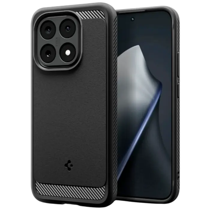 Spigen Spigen Rugged Armor TPU Back Cover Zwart voor Xiaomi 15T