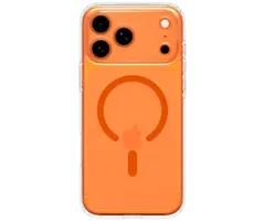 Spigen Spigen Ultra Hybrid MagFit Hoesje voor iPhone 17 Pro Max - Transparant/Oranje