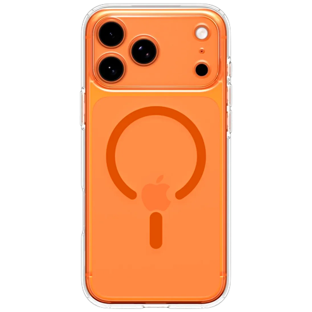 Spigen Spigen Ultra Hybrid MagFit Hoesje voor iPhone 17 Pro Max - Transparant/Oranje