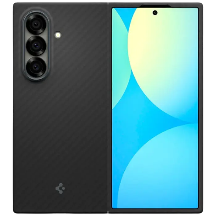 Spigen Spigen Air Skin Back Cover Zwart voor Samsung Galaxy Z Fold 7