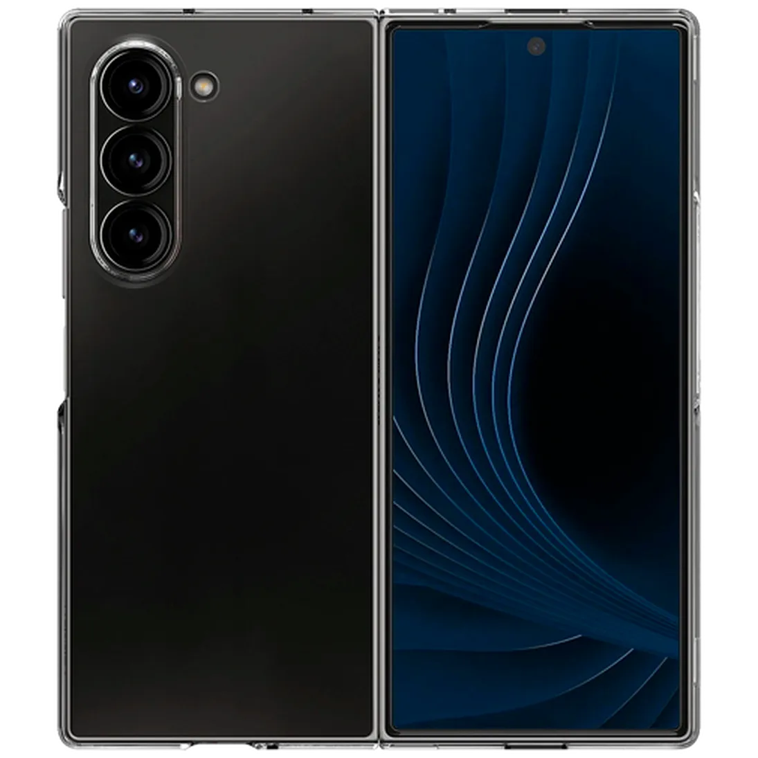 Spigen Spigen Airskin PC Back Cover Transparant voor Samsung Galaxy Z Fold 6