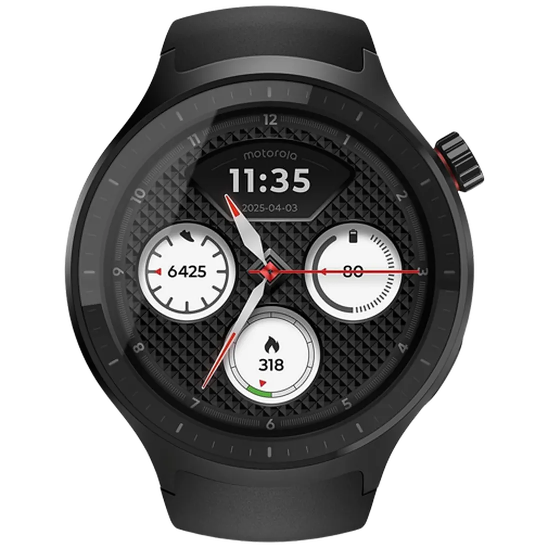 Motorola Motorola Moto Watch Zwart - Smartwatch met GPS & OLED Display