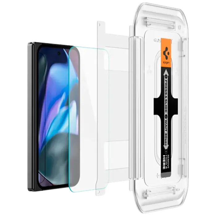 Spigen Spigen EZ Fit Gehard Glas Screenprotector Google Pixel 9 Pro Fold (2-Pack)