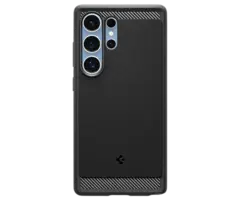 Spigen Spigen Rugged Armor TPU Back Cover Zwart Samsung Galaxy S25 Ultra