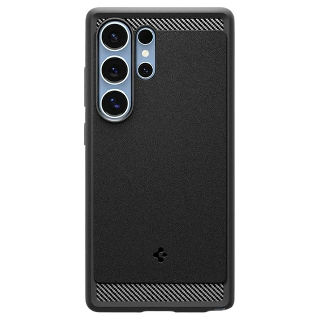 Spigen Spigen Rugged Armor TPU Back Cover Zwart Samsung Galaxy S25 Ultra