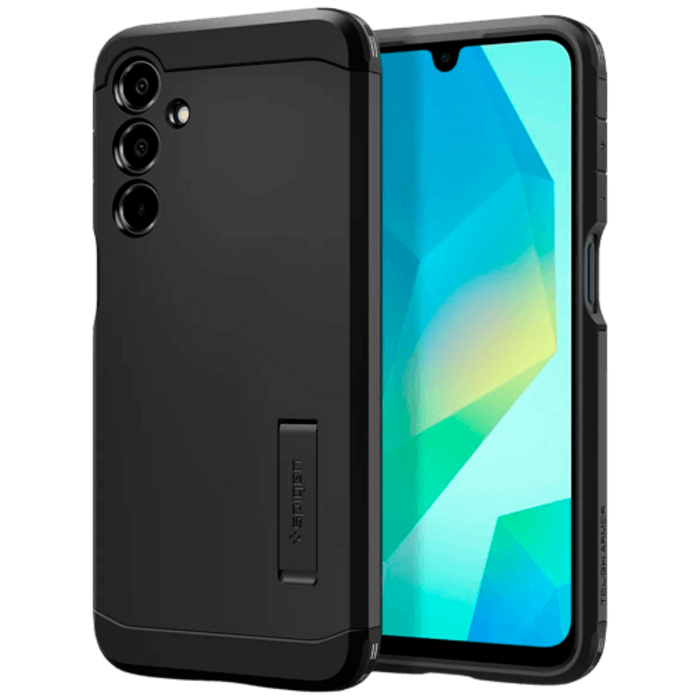 Spigen Spigen Tough Armor Back Cover Zwart voor Samsung Galaxy A16 / A16 5G