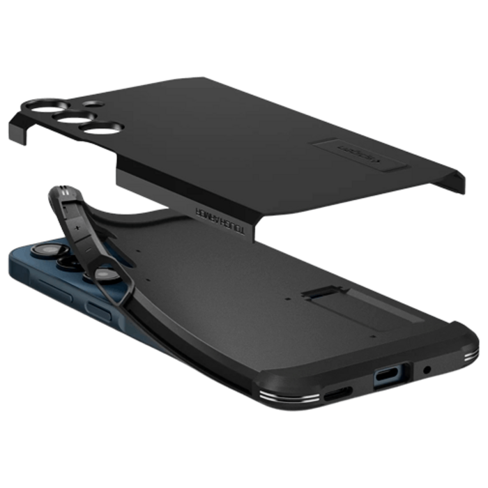 Spigen Spigen Tough Armor Back Cover Zwart voor Samsung Galaxy A16 / A16 5G