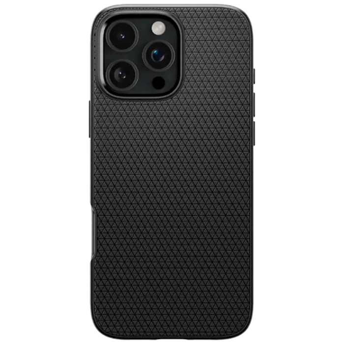 Spigen Spigen Liquid Air TPU Back Cover Zwart voor Apple iPhone 16 Pro
