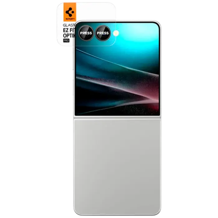 Spigen Spigen EZ Fit Gehard Glas Camera Protector Galaxy Z Flip 7 (2-Pack)