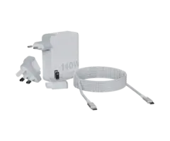 Xtorm Xtorm GaN Ultra 140W Snellader - 3x USB-C - Wit + Kabel