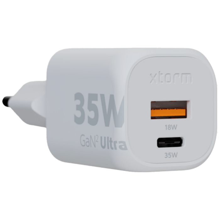Xtorm Xtorm GaN2 Ultra USB & USB-C Snellader 35W - Wit