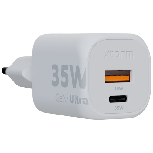Xtorm Xtorm GaN2 Ultra USB & USB-C Snellader 35W - Wit