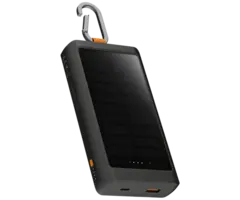 Xtorm Xtorm Go2 USB & USB-C Solar Powerbank 10.000mAh - Zwart