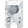 Spigen Ultra Hybrid Zero One MagSafe Kaarthouder Wit