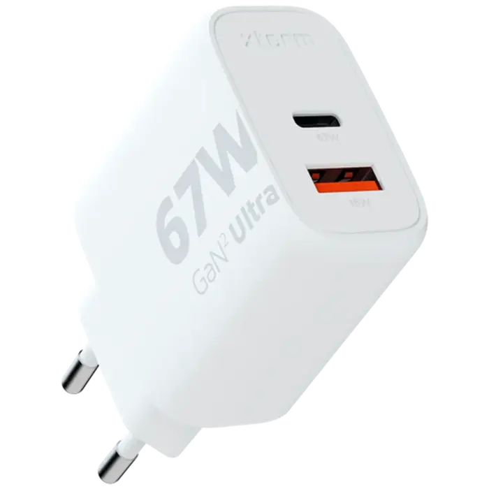 Xtorm Xtorm GaN2 Ultra Snellader 67W - USB-C & USB-A Wit