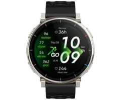 Amazfit Amazfit Active 3 Premium Smartwatch - 1.32" AMOLED Zilver