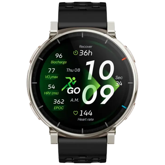 Amazfit Amazfit Active 3 Premium Smartwatch - 1.32" AMOLED Zilver
