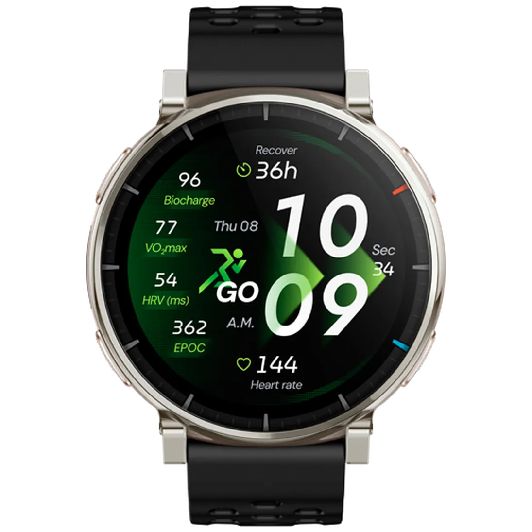 Amazfit Amazfit Active 3 Premium Smartwatch - 1.32" AMOLED Zilver