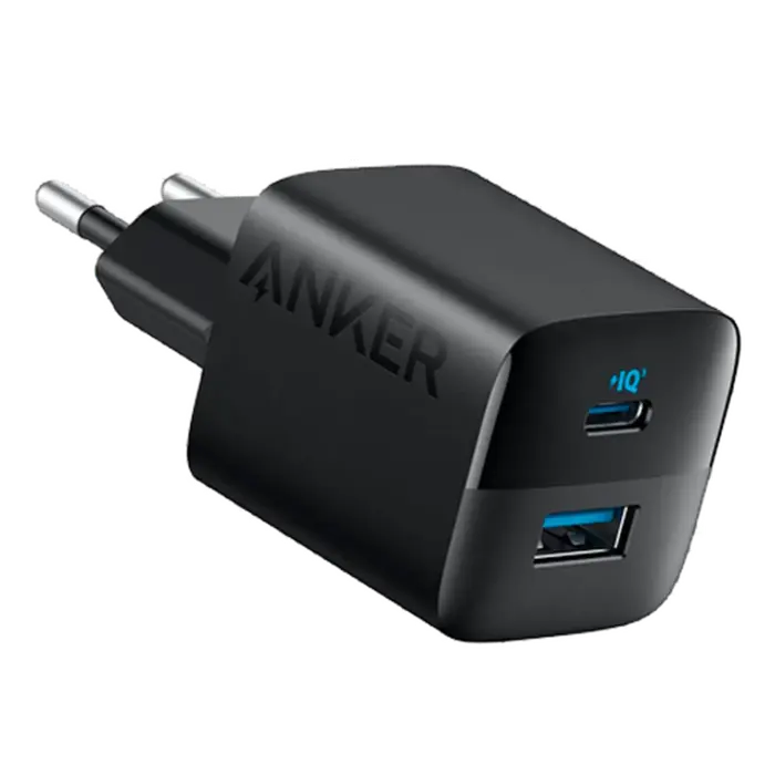 Anker Anker 323 Dual USB-C & USB-A Snellader 33W - Zwart
