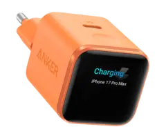 Anker Anker Nano USB-C Snellader 45W met Display - Oranje